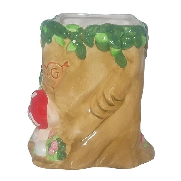 Mars M & M Candy Flower Vase or Planter FTD Green M on Swing R + G - Picture 3 of 9
